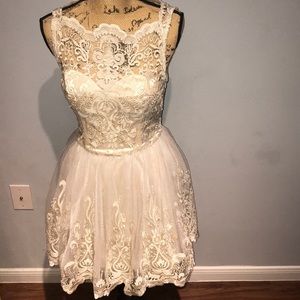 Chi Chi London BAROQUE STYLE TEA DRESS